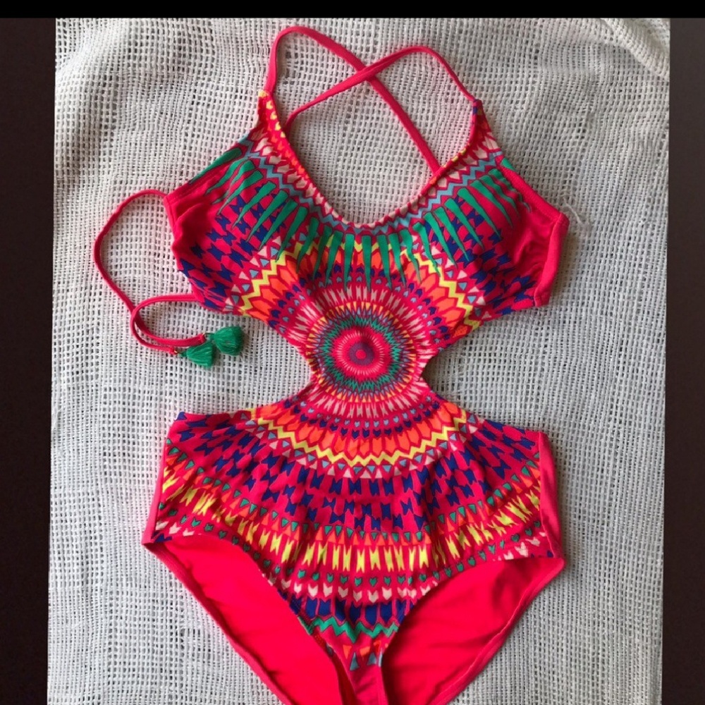 A Must Have... Pink One Piece Swimsuit